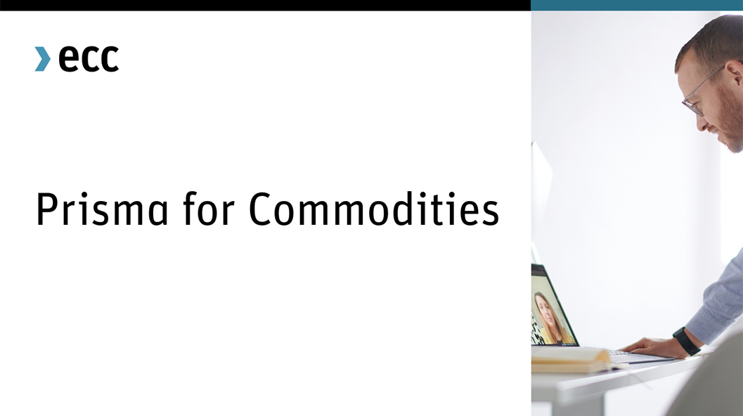 Thumbnail for webinar on ECC Prisma for Commodities.